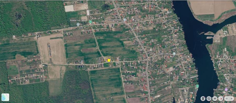 Teren Construcții intravilan de 937 mp, în Snagov