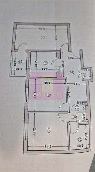 Apartament cu 3 camere decomandat în Mihai Bravu