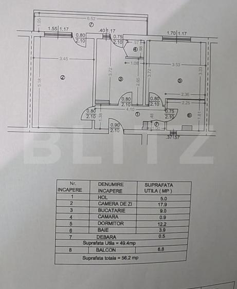 Apartament 2 Camere - Bariera București - Finisat - Mobilat complet - 11
