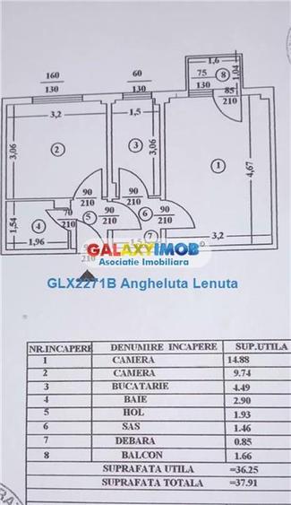 Apartament cu 2 camere decomandat în Drumul Taberei