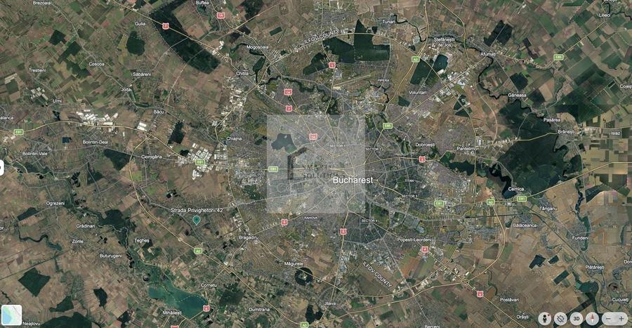 Teren Construcții intravilan de 500 mp, în Clinceni