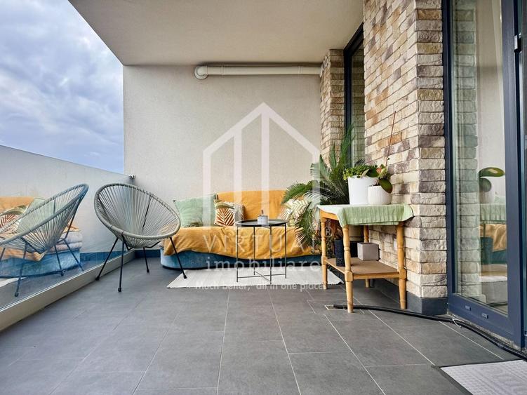 Apartament cu 2 camere decomandat, mobilat în Piața Cluj