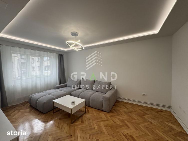 Apartament cu 3 camere decomandat, mobilat în Mărăști