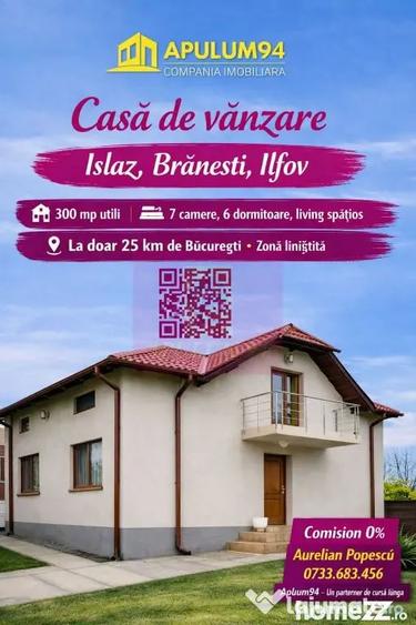 Casă cu 7 camere cu Teren 1500 Mp în Islaz