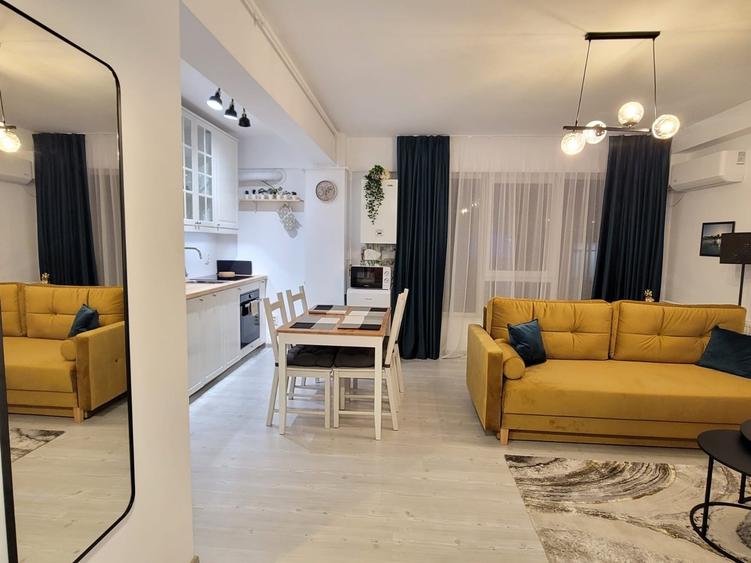 Apartament cu 2 camere semidecomandat, mobilat în Otopeni