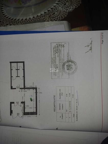 Proprietar, ofer spre inchiriere spatiu comercial cu o suprafata utila de 14,57 mp, situat ultracentral in Ramnicu Valcea.