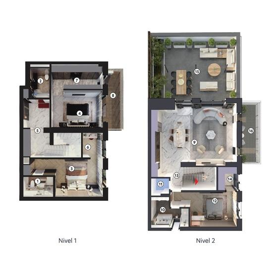 Apartament cu 4 camere în Theodor Pallady