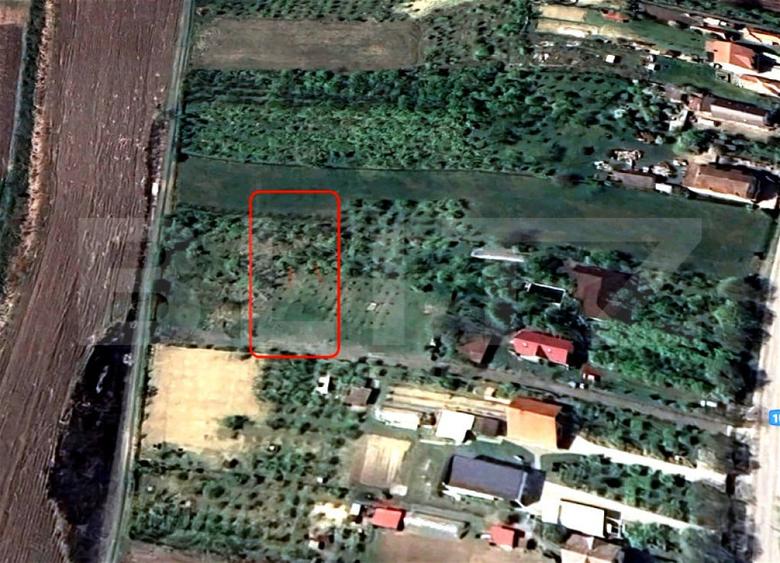 Teren de 1000 mp, în Pata