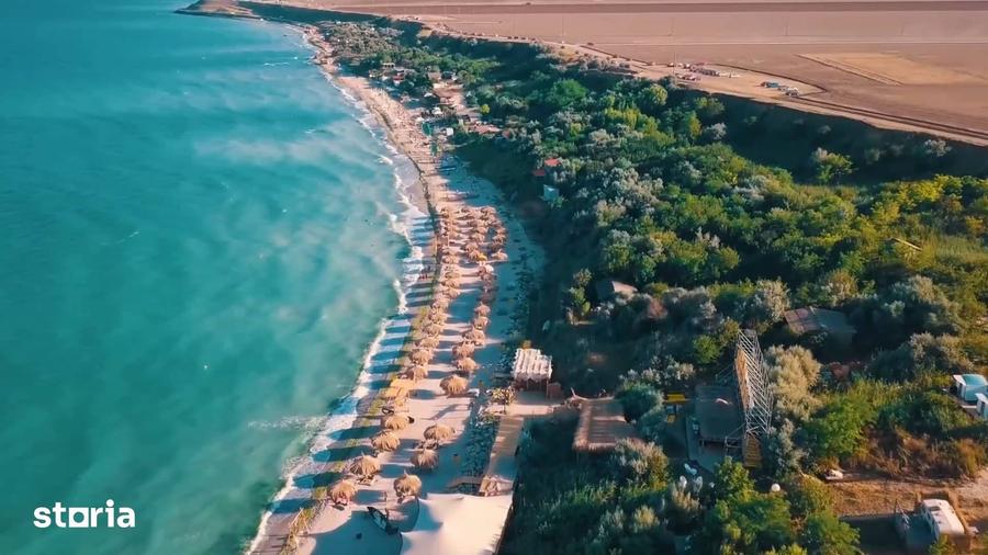 Teren Tuzla cu vedere la mare si drum pietruit - 2