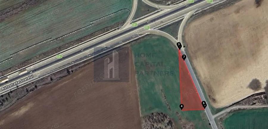 Teren de 2721 mp, în Brănești