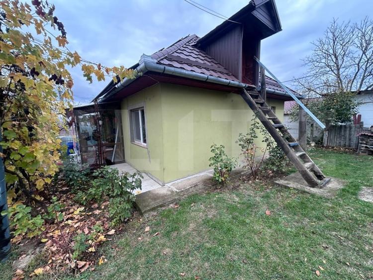 Casă individuală cu 2 camere cu Canalizare în Jucu