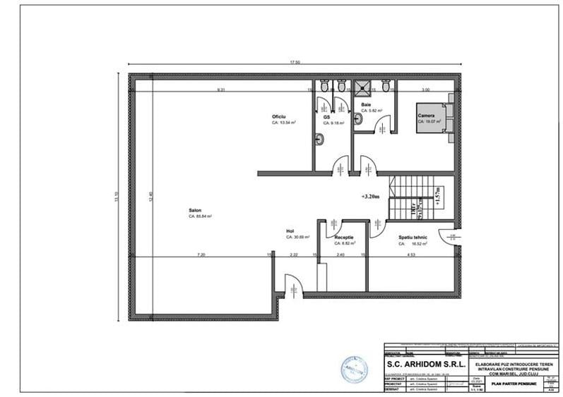 Teren Construcții intravilan de 4483 mp, în Mărișel