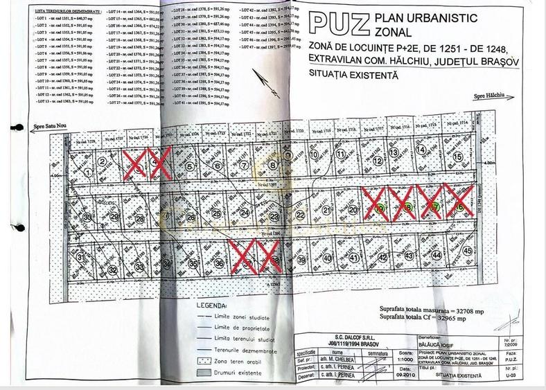 Teren Construcții de 590 mp, în Hălchiu