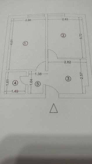 Apartament cu 2 camere decomandat în Olimp