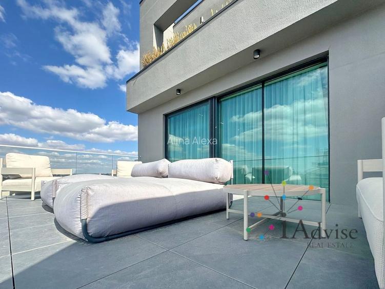 Penthouse Exclusivist | Prima Închiriere | 162 mp + 70 mp Terase | Pipera
