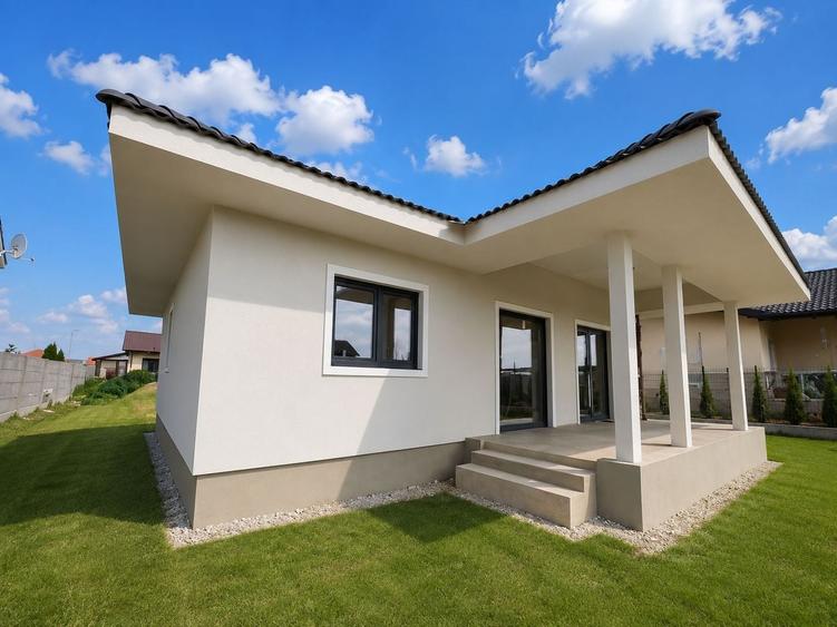 Casă individuală cu 3 camere cu Canalizare în Moșnița Nouă