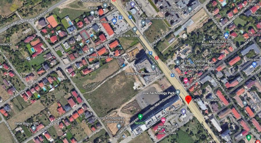 Teren Construcții intravilan de 722 mp, în Torontalului