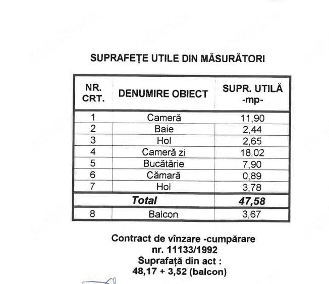 Apartament cu 2 camere semidecomandat în Central