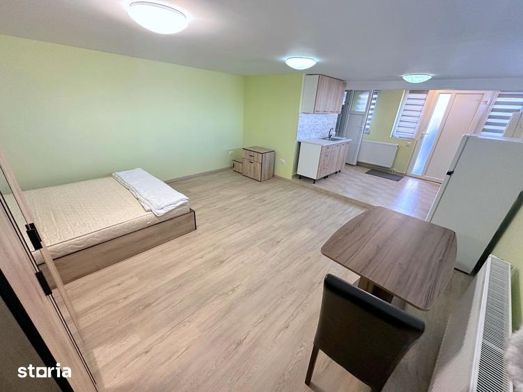 Garsonieră semidecomandată, mobilată în Gruia