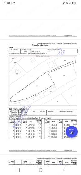 Teren de 2400 mp, în Sohodol