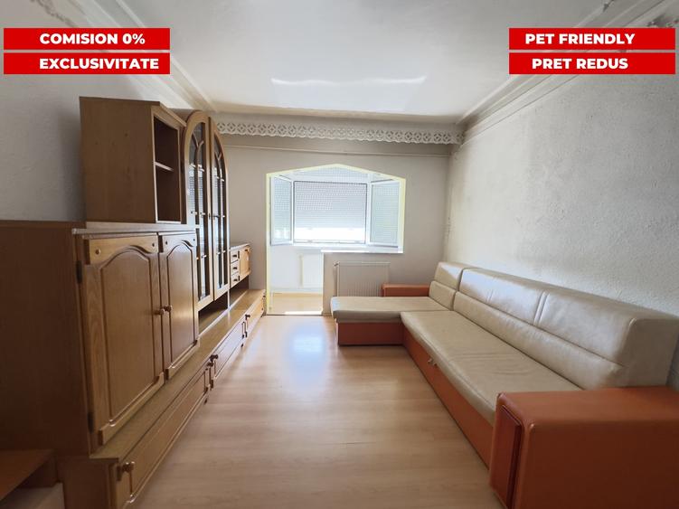 Apartament cu 2 camere semidecomandat, mobilat în Milcov