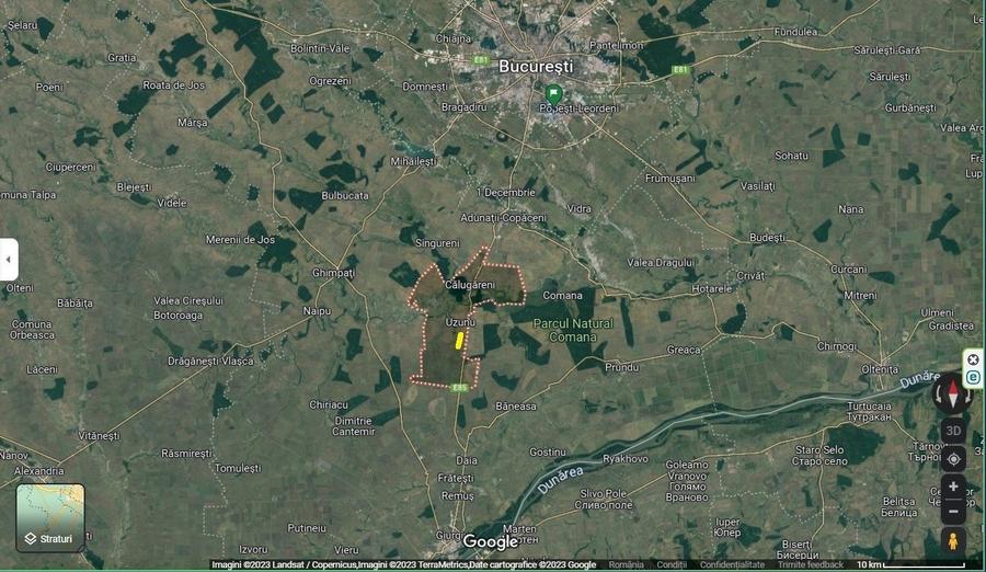 Teren Construcții intravilan de 400000 mp, în Călugăreni