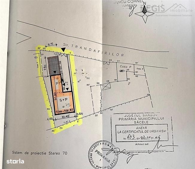 Teren pentru casa, 507 mp Turches, Sacele | Utilitati | 15 m front - 2