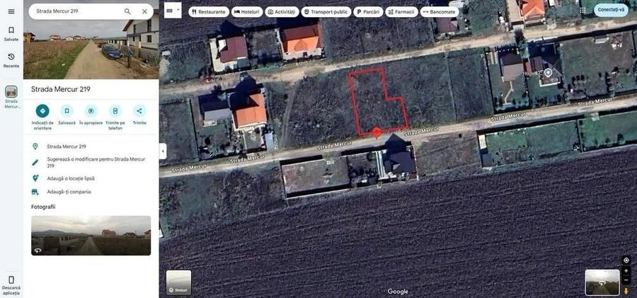 Teren de 781 mp, în Central