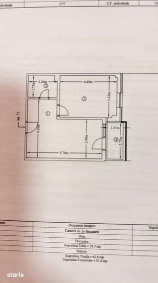 Apartament cu 2 camere, mobilat în Săsar