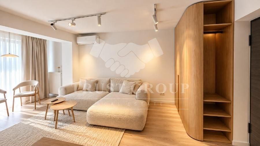 Apartament cu 2 camere decomandat, mobilat în Barbu Văcărescu