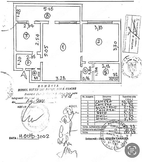 57.900 , Apartament 2 camere, Mobilat & utilat, STRADAL, ?iglina 3 Micro 16, zona FLORA - 5