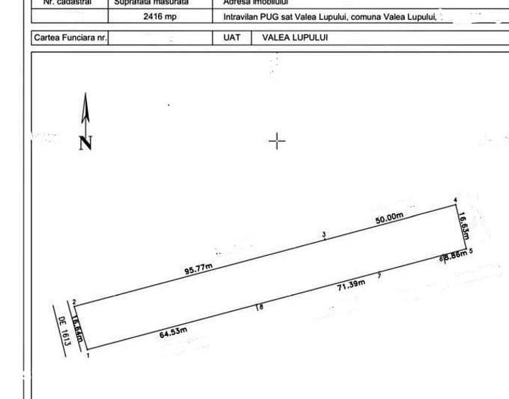 Teren pentru constructii case de vanzare Iasi, Valea Lupului, - 2
