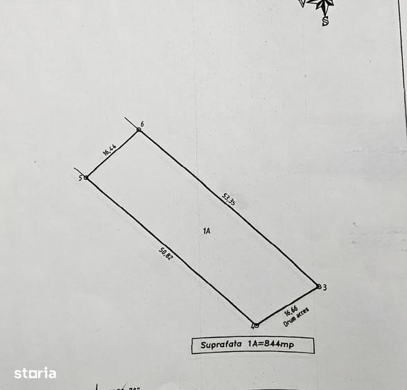 Teren Construcții intravilan de 845 mp, în Prundu