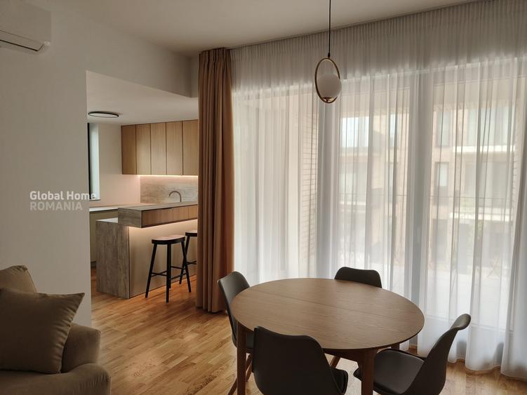 Apartament cu 3 camere semidecomandat, mobilat în Voluntari