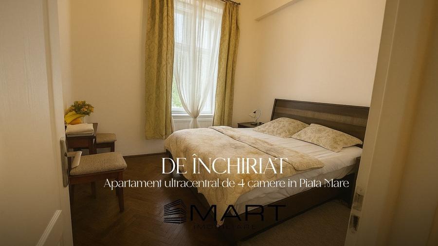 Apartament cu 4 camere, mobilat în Ultracentral
