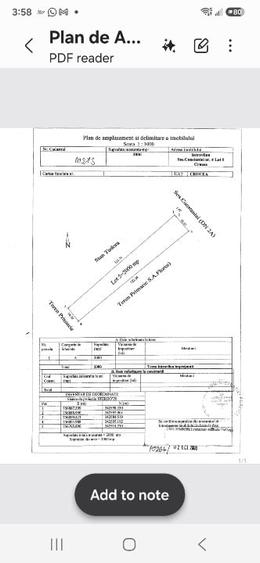 Teren Construcții intravilan de 2000 mp, în Crucea