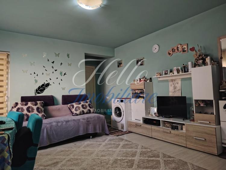 Apartament cu 2 camere semidecomandat, mobilat în Florești