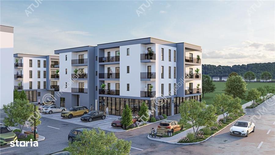 Apartament intabulat cu 3 camere finisat la cheie etaj 2 zona Brana - 2