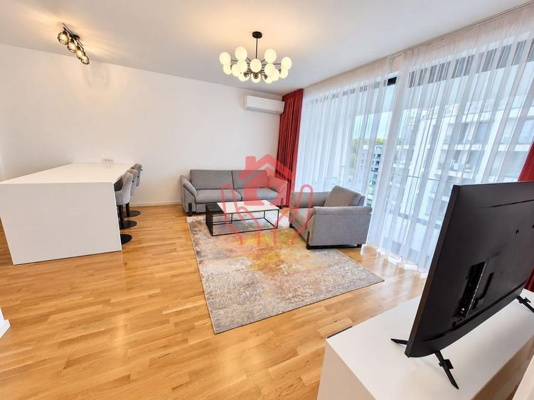 Apartament cu 2 camere decomandat, mobilat în Băneasa