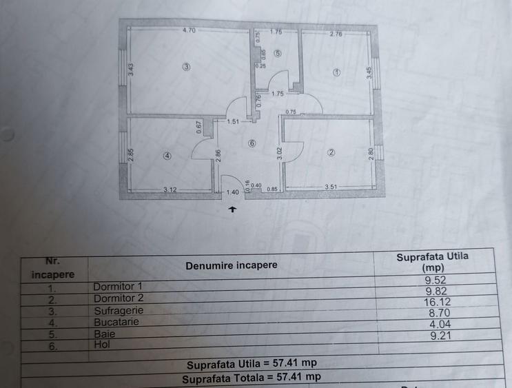 Apartament cu 3 camere decomandat, mobilat în Inel II
