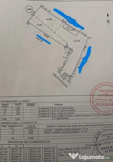 Casă cu 2 camere cu Teren 2450 Mp în Agighiol