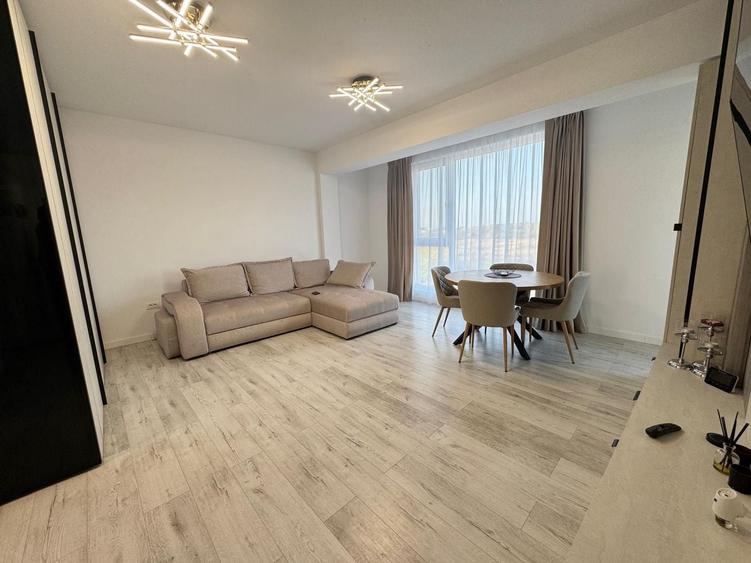 Apartament cu 2 camere, mobilat în Tunari