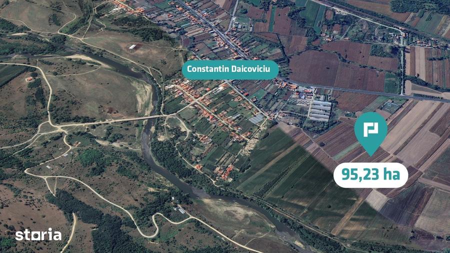 Teren de 952372 mp, în Constantin Daicoviciu