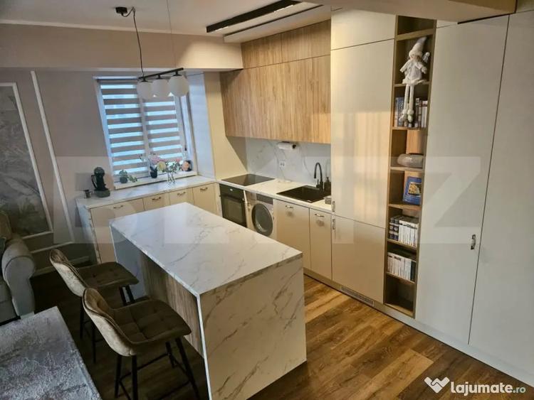 Apartament cu 2 camere semidecomandat în Romanești