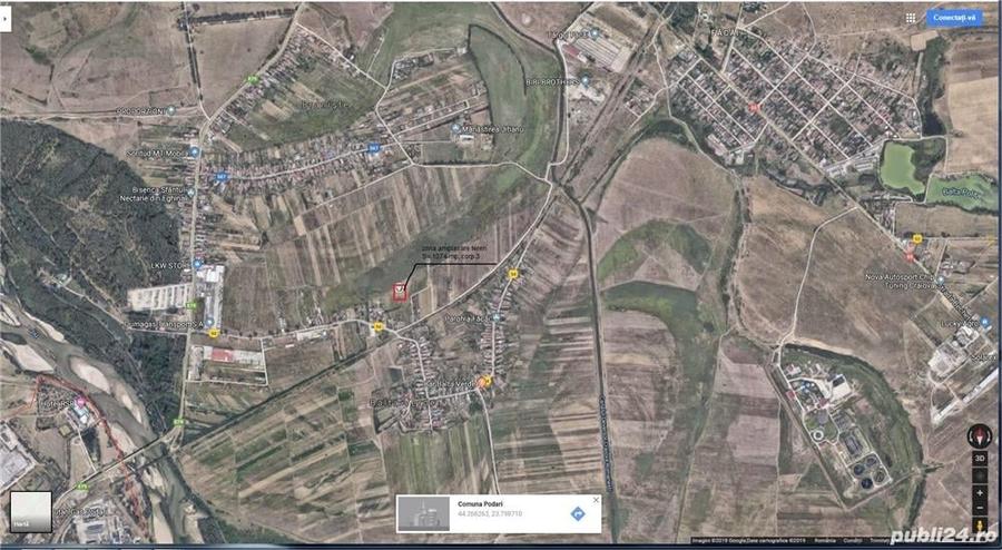 Teren de 1074 mp, în Podari