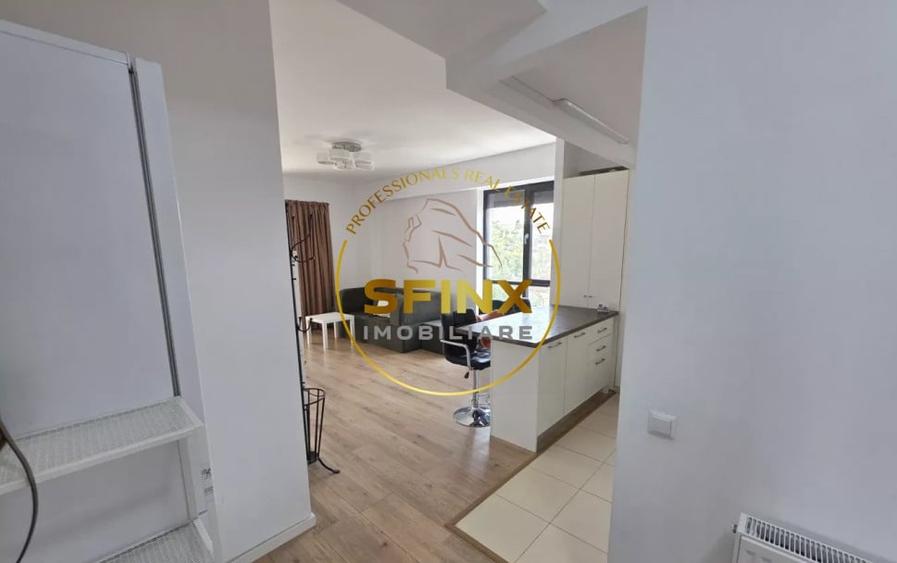 Apartament cu 2 camere semidecomandat, mobilat în Calea Călărașilor