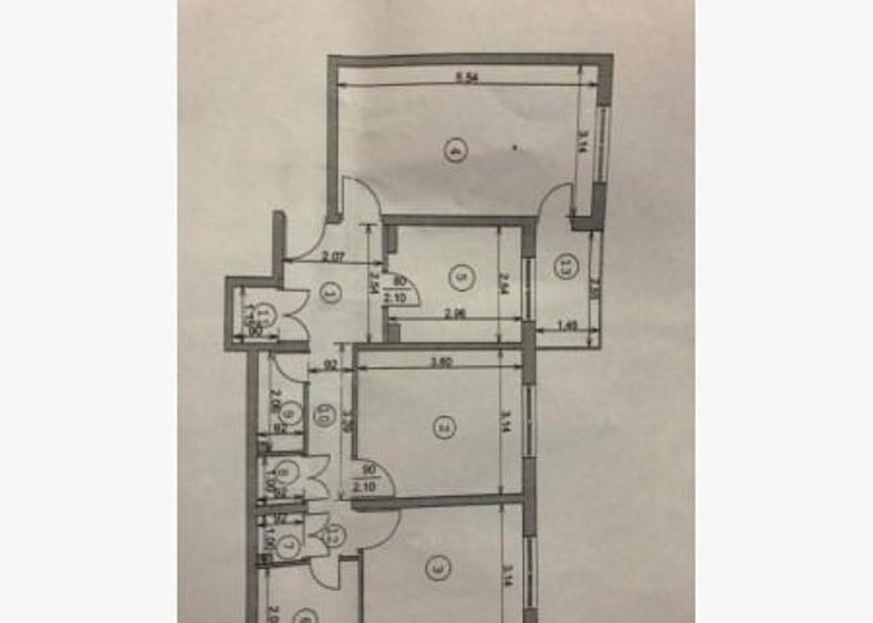 Apartament cu 3 camere decomandat în Basarabia