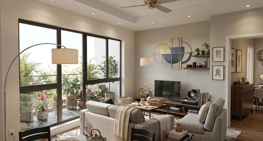 Apartament cu 3 camere semidecomandat în Tineretului