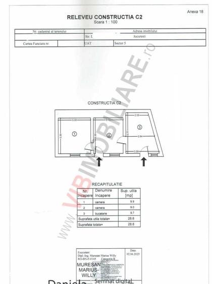 Casă cu 6 camere cu Teren 373 Mp în Cotroceni