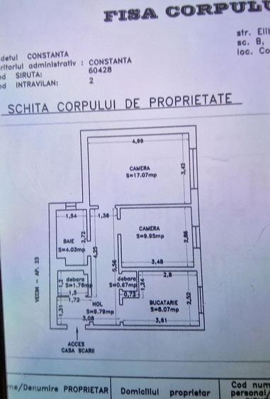 Inel 2, parter inalt, doua camere decomandate. - 12